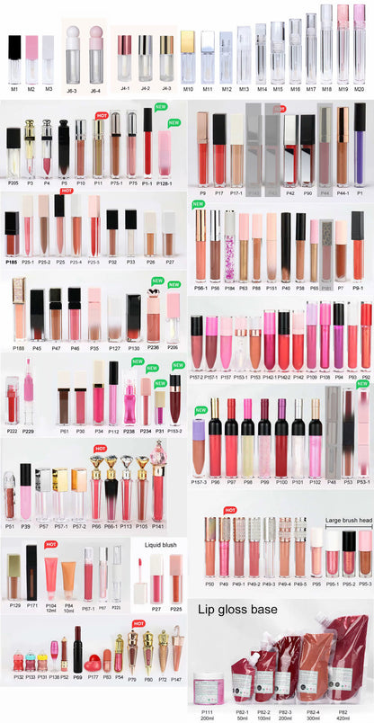 EMPTY Private Label Lipgloss Tubes