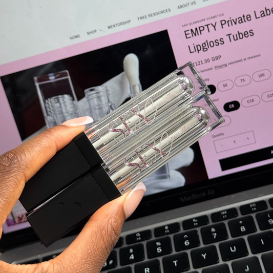 EMPTY Private Label Lipgloss Tubes